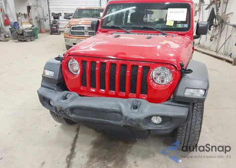 2020 Jeep Wrangler Unlimited Sport 4X4 z USA, uszkodzony, nr VIN 1C4HJXDGXLW331315